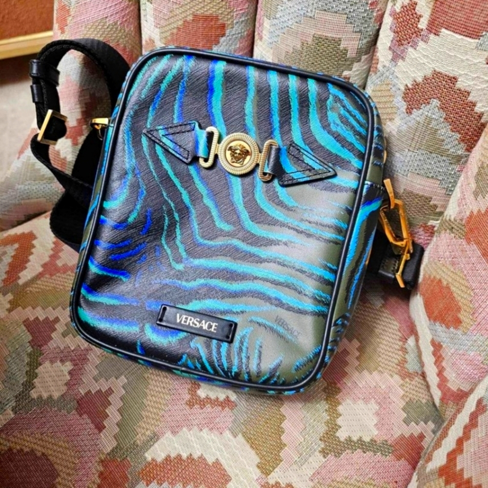 Tiger Medusa Biggie Crossbody Bag
